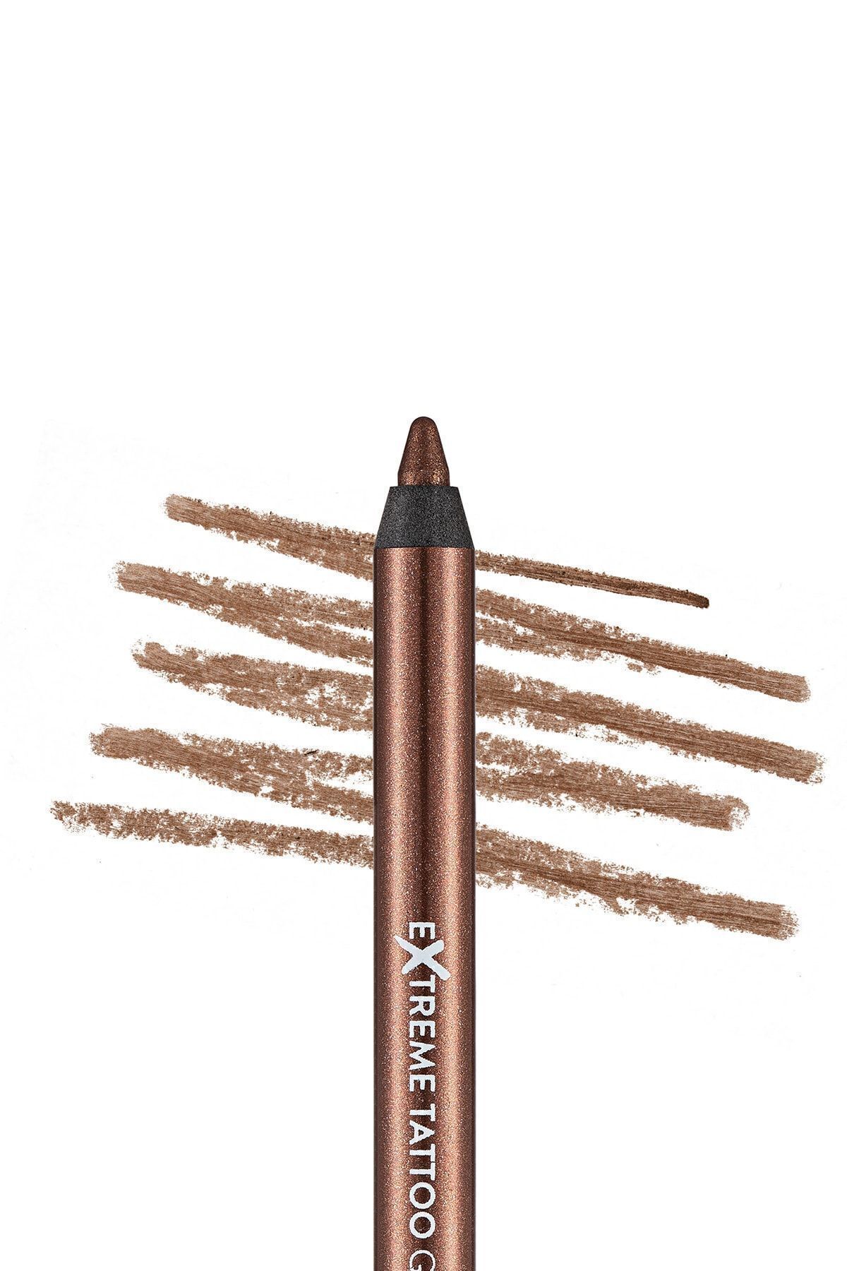 مداد چشم قهوه ای فلومار داخل و بیرون چشم