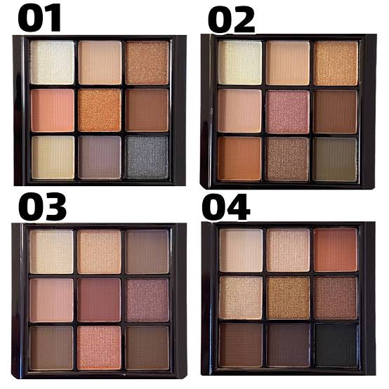 سایه چشم ۹ تایی با رنگ های پاییزی برند دودوگرل