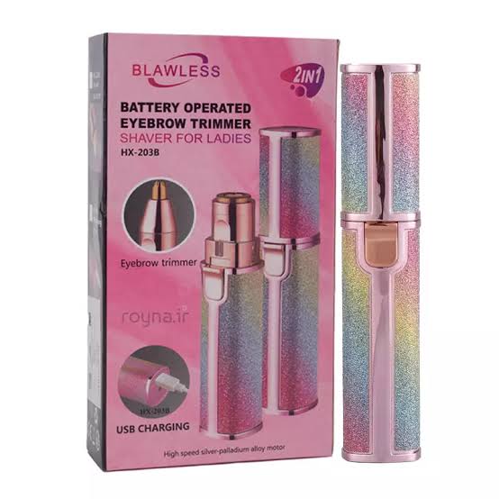 شیور زنانه ماتیکی با دوسری جداگانه جهت زیر ابرو و صورت